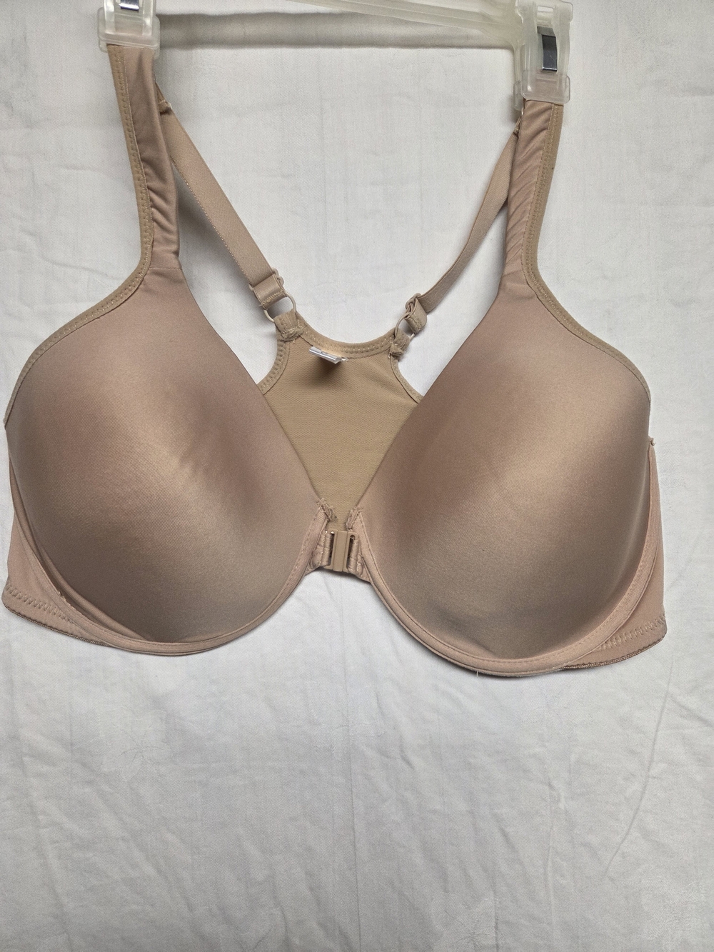 Seamless Front-Close T-Shirt Bra in Nude Blush #83